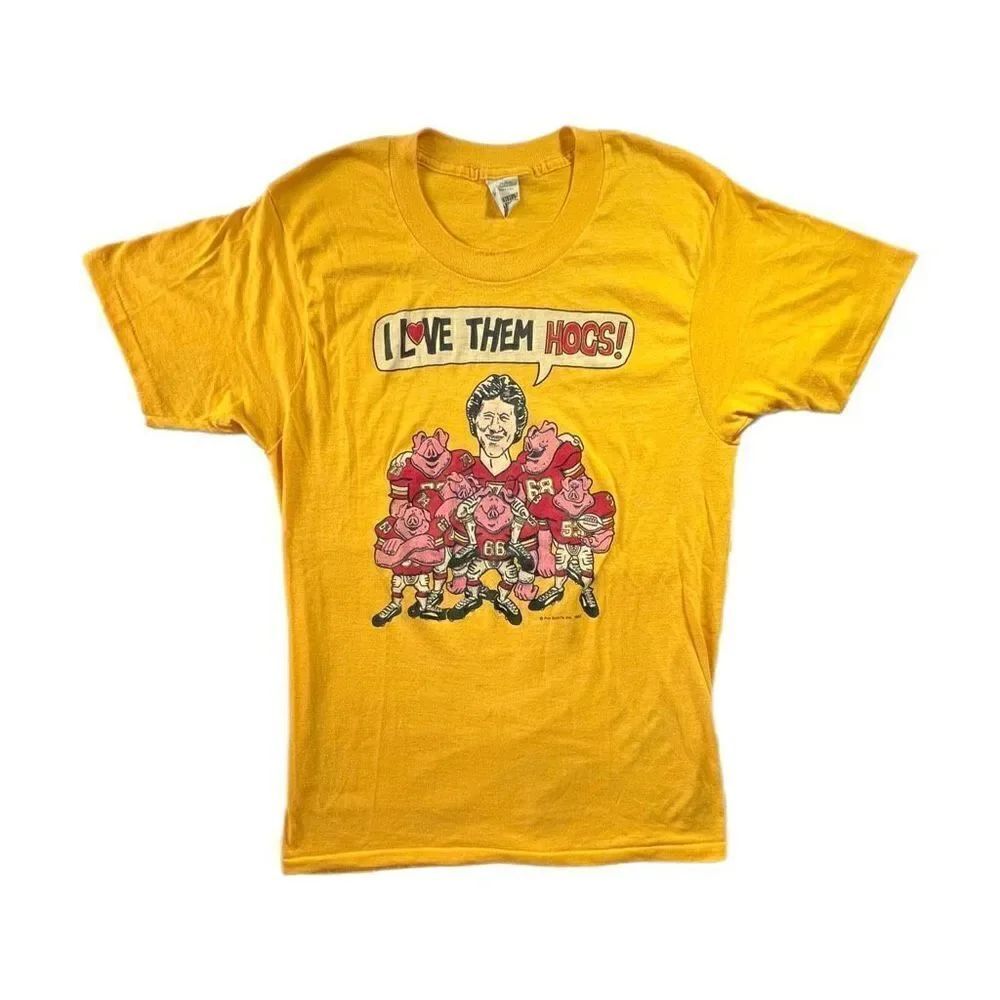 Vintage 80s Washington Redskins Love Them Hogs Tee